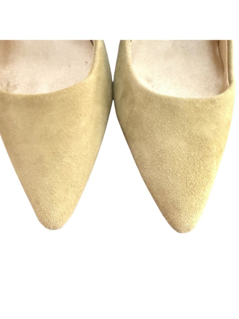 Steve Madden Carmila Olive Green Suede Pointed Toe Pumps Size 9 - Picture 6 of 7